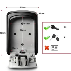 Master Lock 5401EURD Select Access Sleutelkluis - Middelgroot