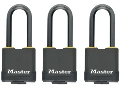 Master Lock M115EURTRILF - Set van 3 weersbestendige hangsloten