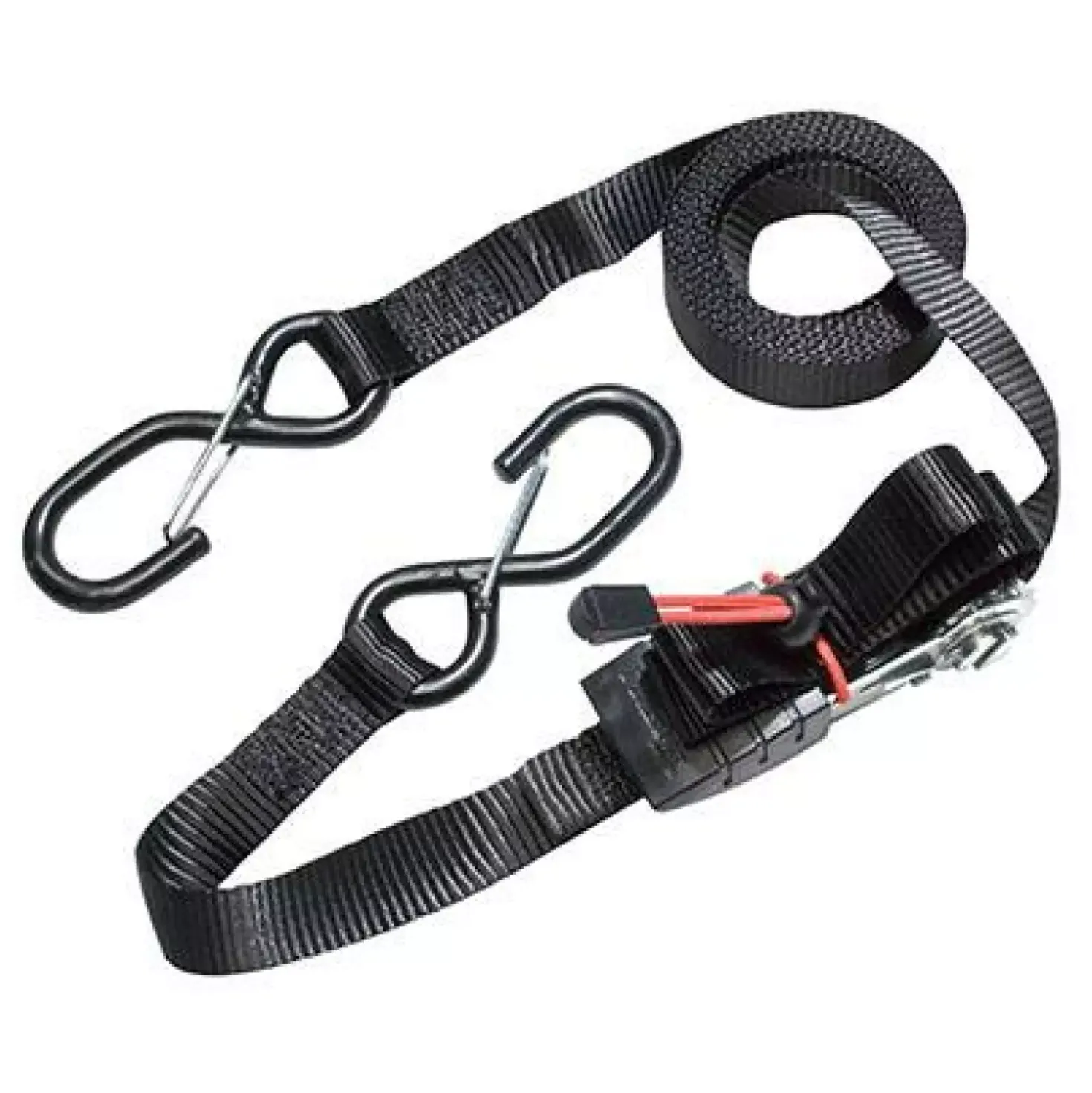 Master Lock MLK3066E Spanband met ratel en S-haak - 4.5m x 25mm - set van 2