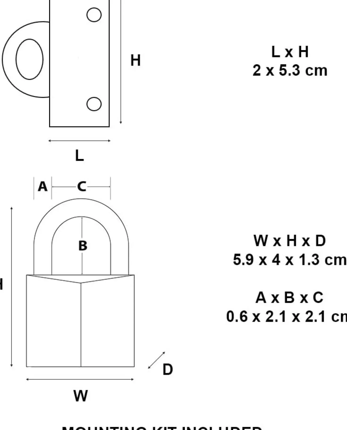 Master Lock 914060REURD Set aluminium hangslot 40mm en 2 hangslotogen