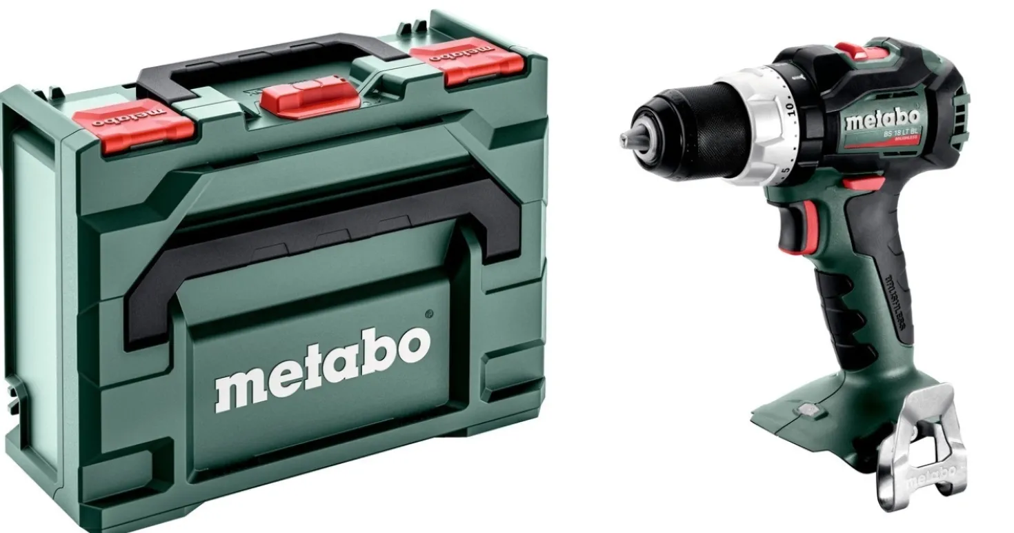 Metabo BS 18 LT BL 18V Li-Ion accu boor-/schroefmachine body in metaBOX - koolborstelloos