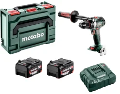Metabo BS 18 LTX BL I 18V Li-ion accu boor-/schroefmachine set (2 x 5.2Ah Li-Power accu) in metaBOX - koolborstelloos