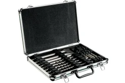 Metabo 628414000 17-Delige SDS-Plus boren en beitel set in aluminium koffer