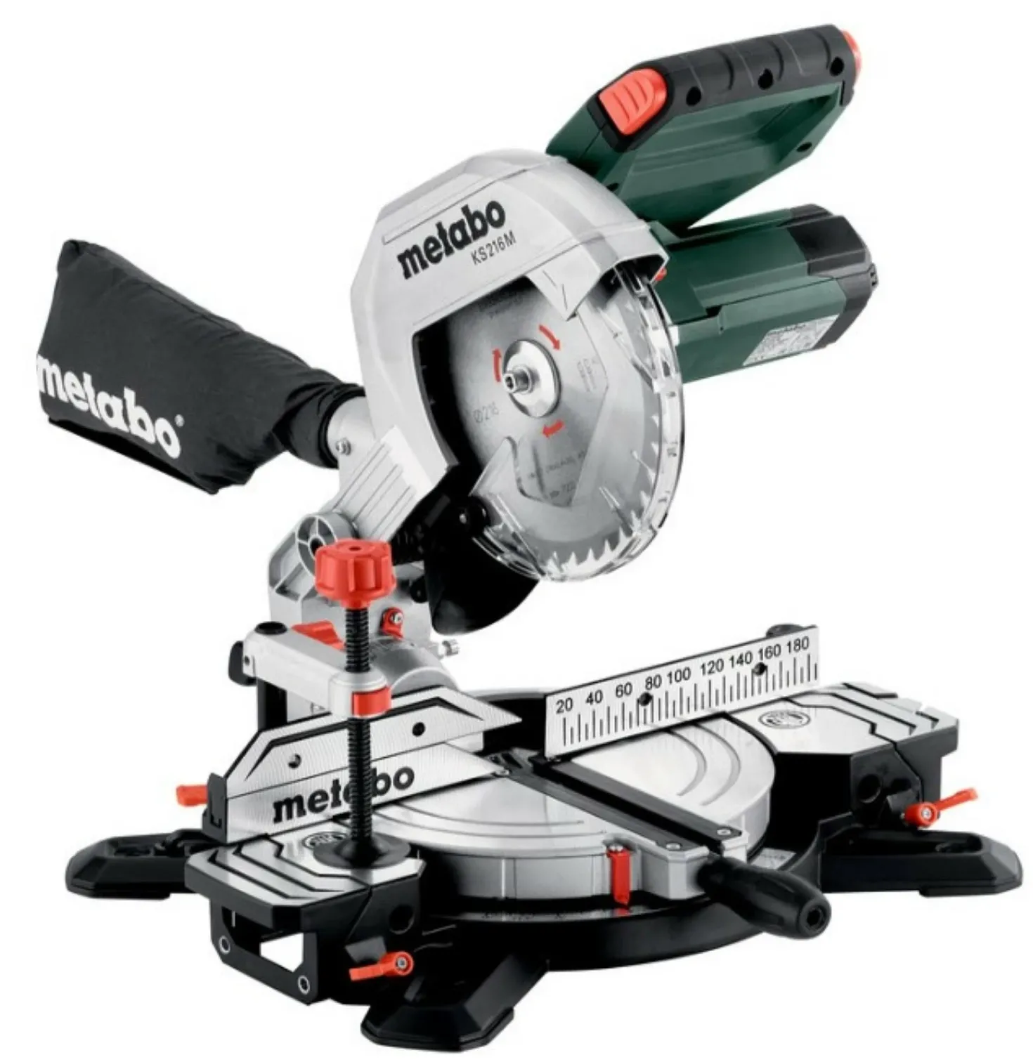 Metabo KGS 216 M Afkortzaag - 1500W - 216 x 30mm - Quick hendel - met extra zaagblad
