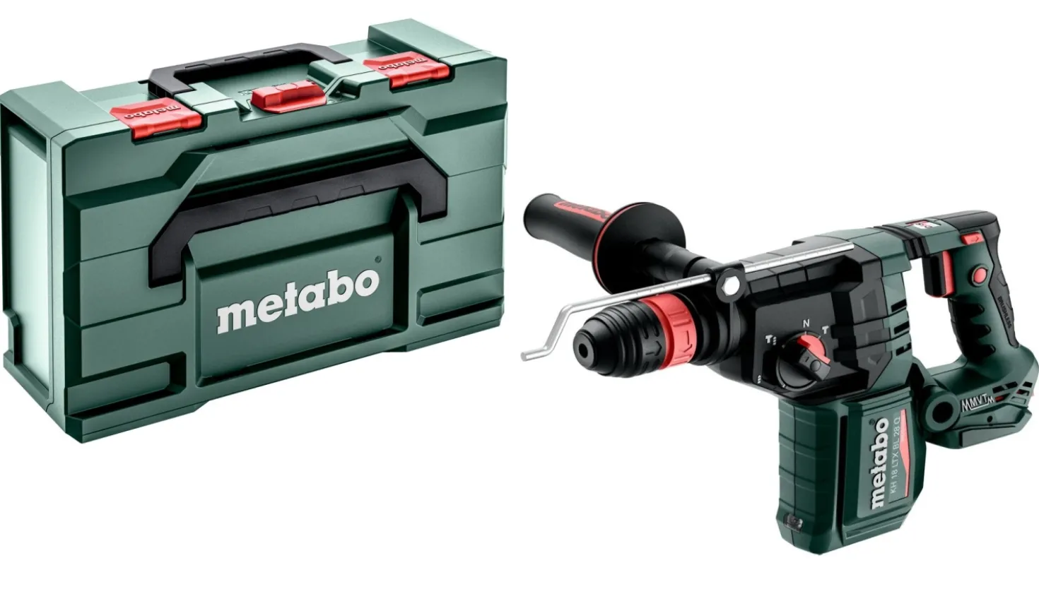 Metabo KH 18 LTX BL 28 Q 18V Li-ion Accu combihamer body in metaBOX