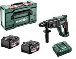 Metabo KH 18 LTX 24 18V Li-ion Accu combihamer set (2x 4.0Ah Li-Power accu) in metaBOX