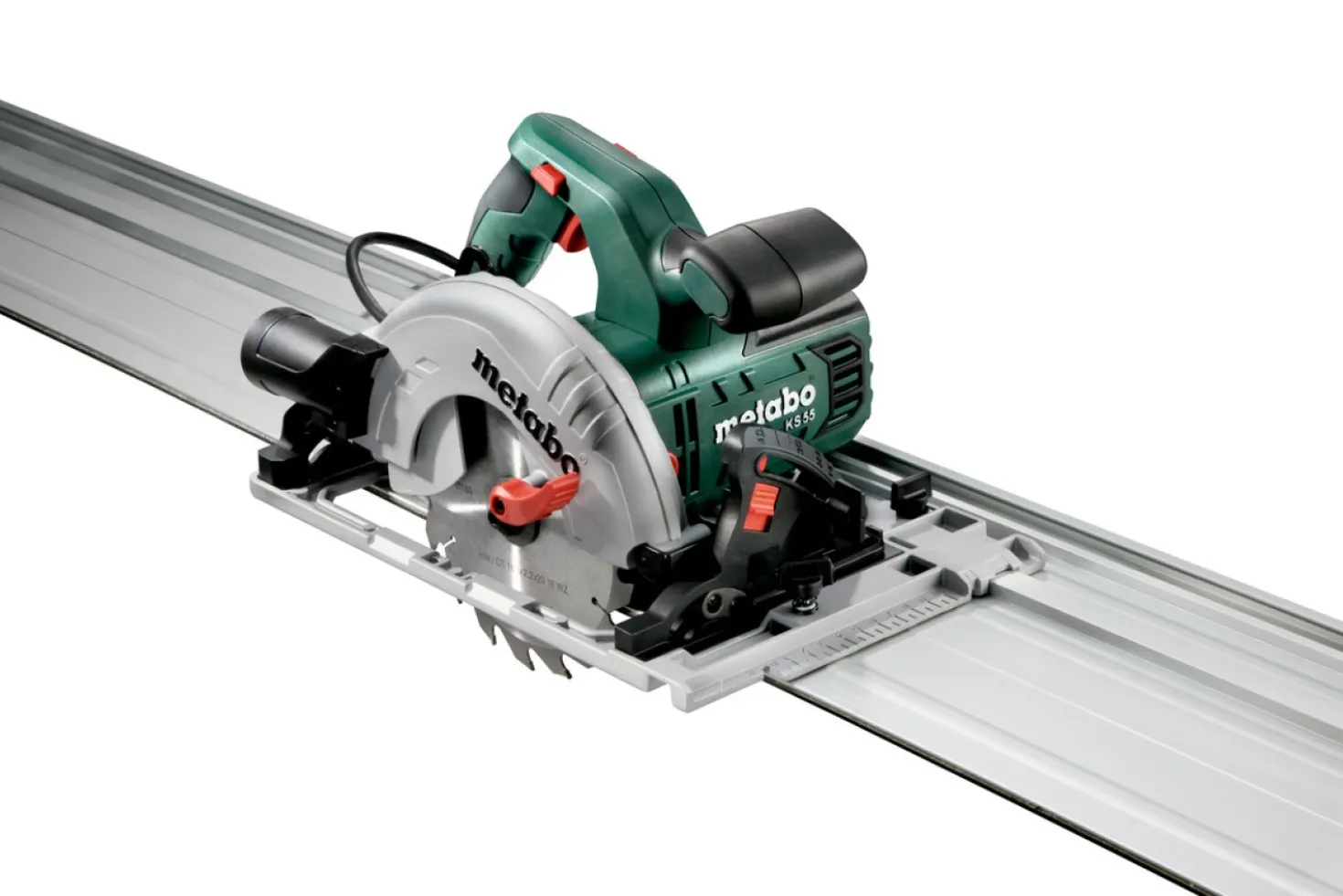 Metabo KS 55 FS Cirkelzaag en geleiderail (1600mm) in koffer - 1200W - 160mm