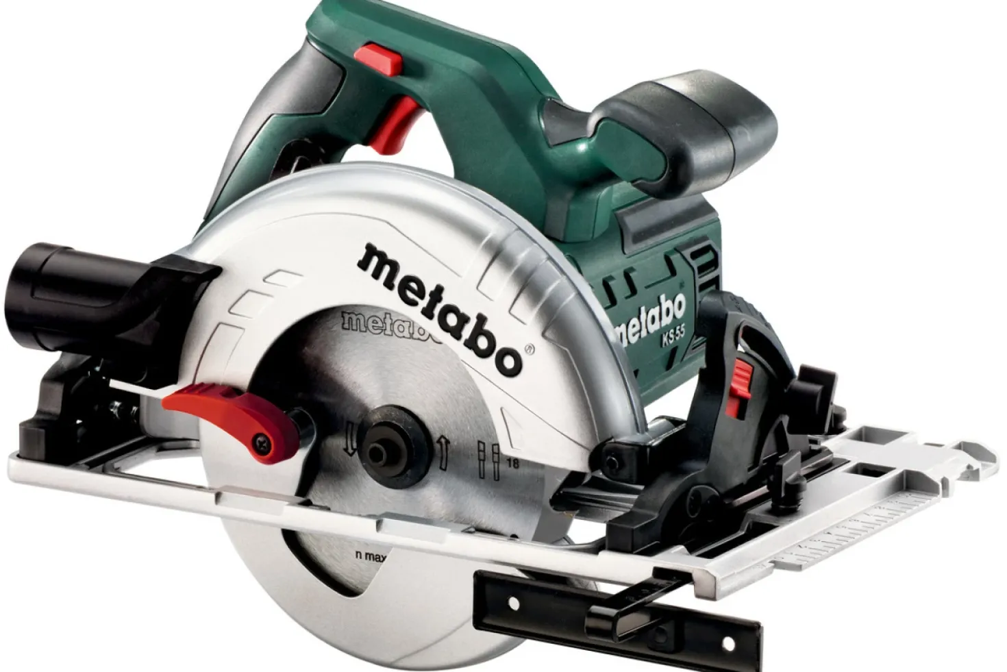Metabo KS 55 FS Cirkelzaag en geleiderail (1600mm) in koffer - 1200W - 160mm