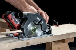 Metabo KS 18 LTX 57 SET 18V Li-Ion accu cirkelzaag in metaBOX met geleiderail FS 160 - 165mm