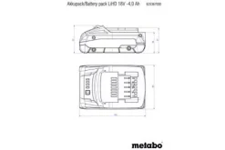 Metabo 625367000 LiHD accu-pack 18 V - 4.0 Ah