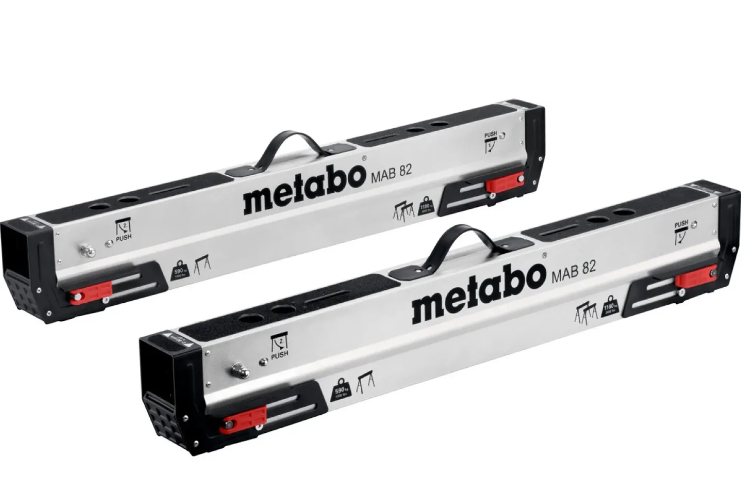 Metabo MAB 82 Stalen schragen set - draagcapaciteit 590 kg (2 stuks)
