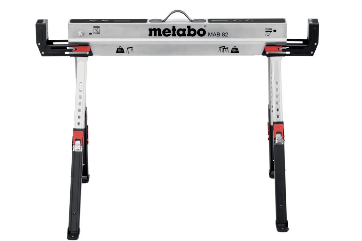 Metabo MAB 82 Stalen schragen set - draagcapaciteit 590 kg (2 stuks)