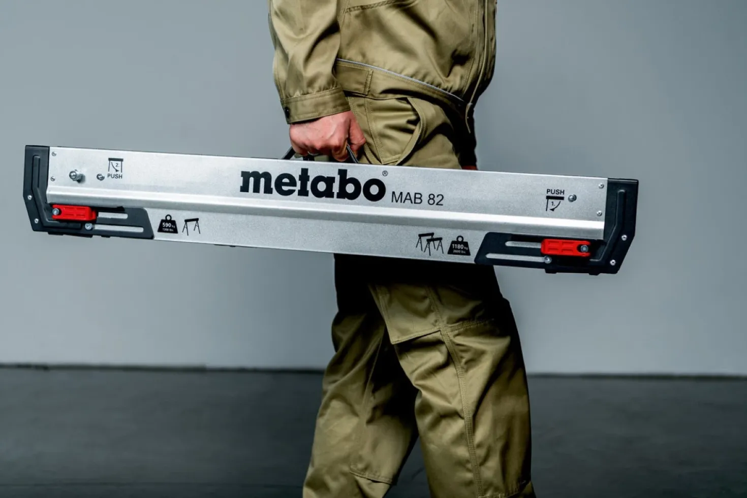 Metabo MAB 82 Stalen schragen set - draagcapaciteit 590 kg (2 stuks)