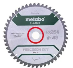 Metabo 628061000 Precision Cut Cirkelzaagblad - 254 x 30 x 48T - Hout