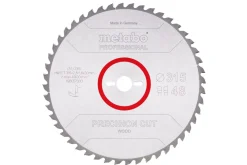 Metabo 628057000 Precision Cut Cirkelzaagblad - 315 x 30 x 48T - Hout / MDF