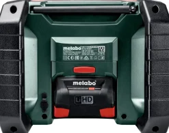 Metabo R 12-18 BT 12V / 18V Li-Ion Accu bouwradio met Bluetooth - werkt op netstroom & accu