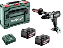 Metabo SB 18 LTX-3 BL I Metal 18V LiHD accu klopboormachine set (2x 5.2Ah accu) in metaBOX - 130Nm - 68mm