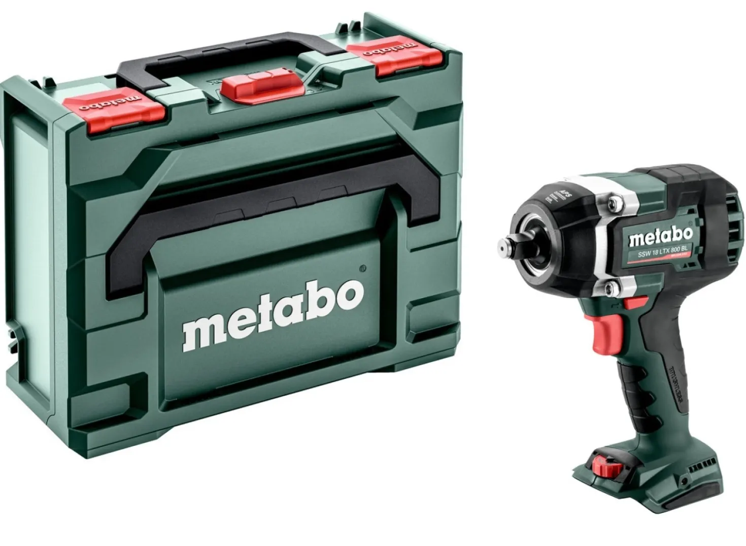 Metabo SSW 18 LTX 800 BL 18V Li-ion accu slagmoersleutel body in metaBOX - 800Nm