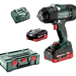 Metabo SSW 18 LTX 1450 BL 18V Li-ion Accu Slagmoersleutel set (2x 5.5Ah LiHD accu) in metaBOX