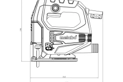 Metabo STEB 65 QUICK SET Decoupeerzaag incl. 20 zaagbladen in koffer - 450W - D-greep - variabel