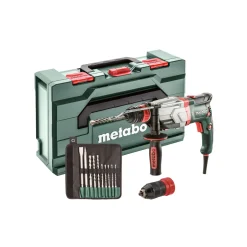 Metabo UHEV 2860-2 Quick Set SDS-Plus Combihamer incl. 10 delig boor- en beitelset in MetaBox - 1100W - 3.4J