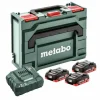 Metabo 685133000 18V LiHD accu starterset (3x LiHD 4.0Ah) + lader in metaBOX