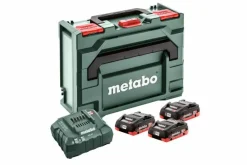Metabo 685133000 18V LiHD accu starterset (3x LiHD 4.0Ah) + lader in metaBOX