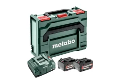 Metabo 685065000 18V Li-Ion accu starterset (2x 5.2Ah Li-Power accu) + lader in MetaBox