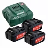 Metabo 685049000 18V Li-Ion accu starterset (3x 4.0Ah) + lader