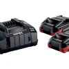 Metabo 685306000 18V Li-ion accu starterset (2x 4.0Ah accu) + lader in Metabox (LiHDX)