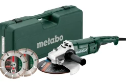 Metabo WE 2200-230 Haakse slijper set incl. 2 slijpschijven in koffer - 2200W - 230mm