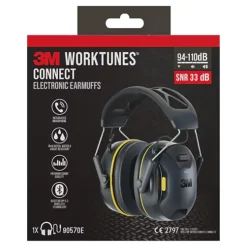 3M 90570E-1 WorkTunes Connect Gehoorbescherming - Bluetooth - SNR 33dB