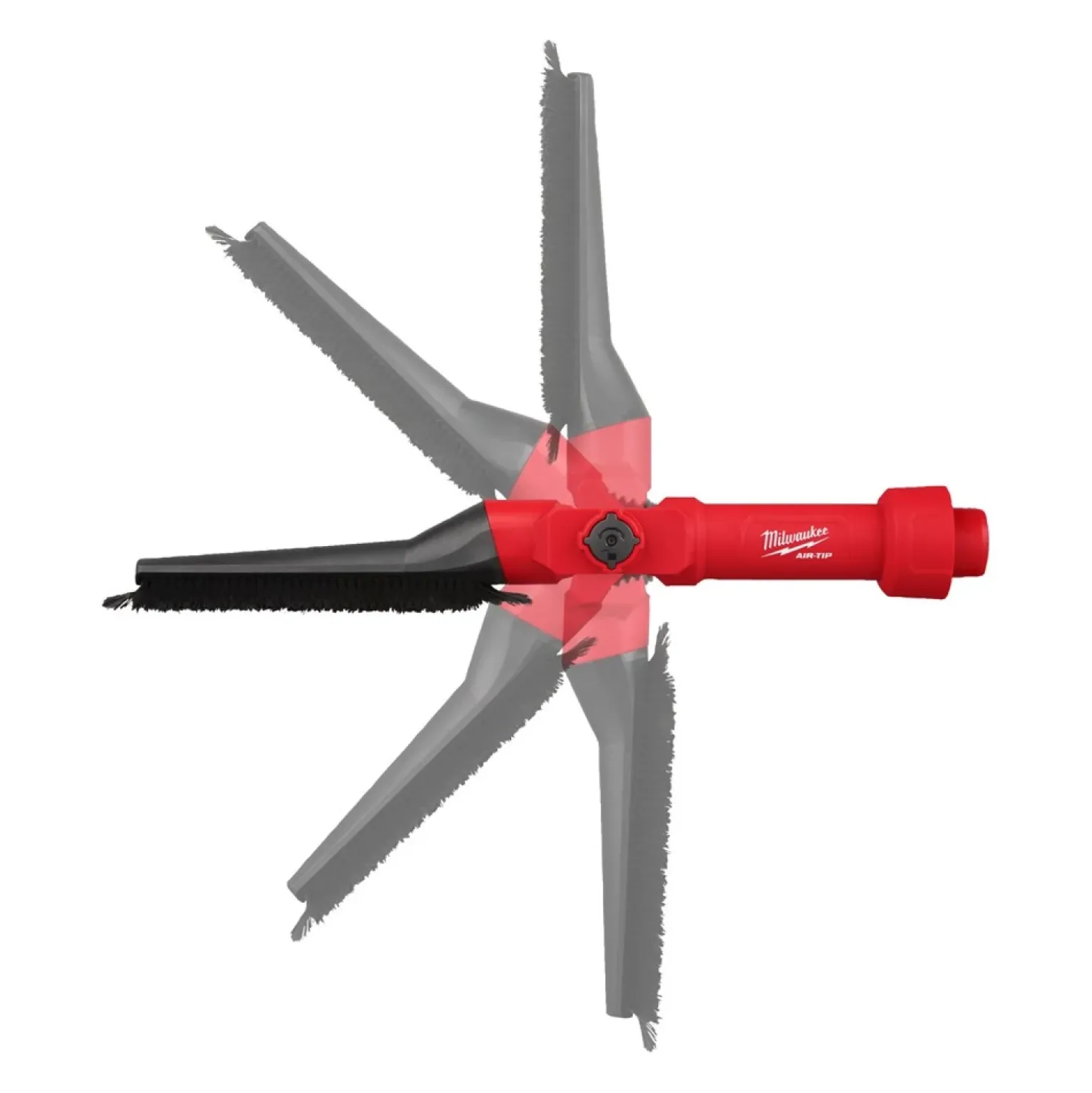 Milwaukee AIR-TIP draaibaar borstelgereedschap