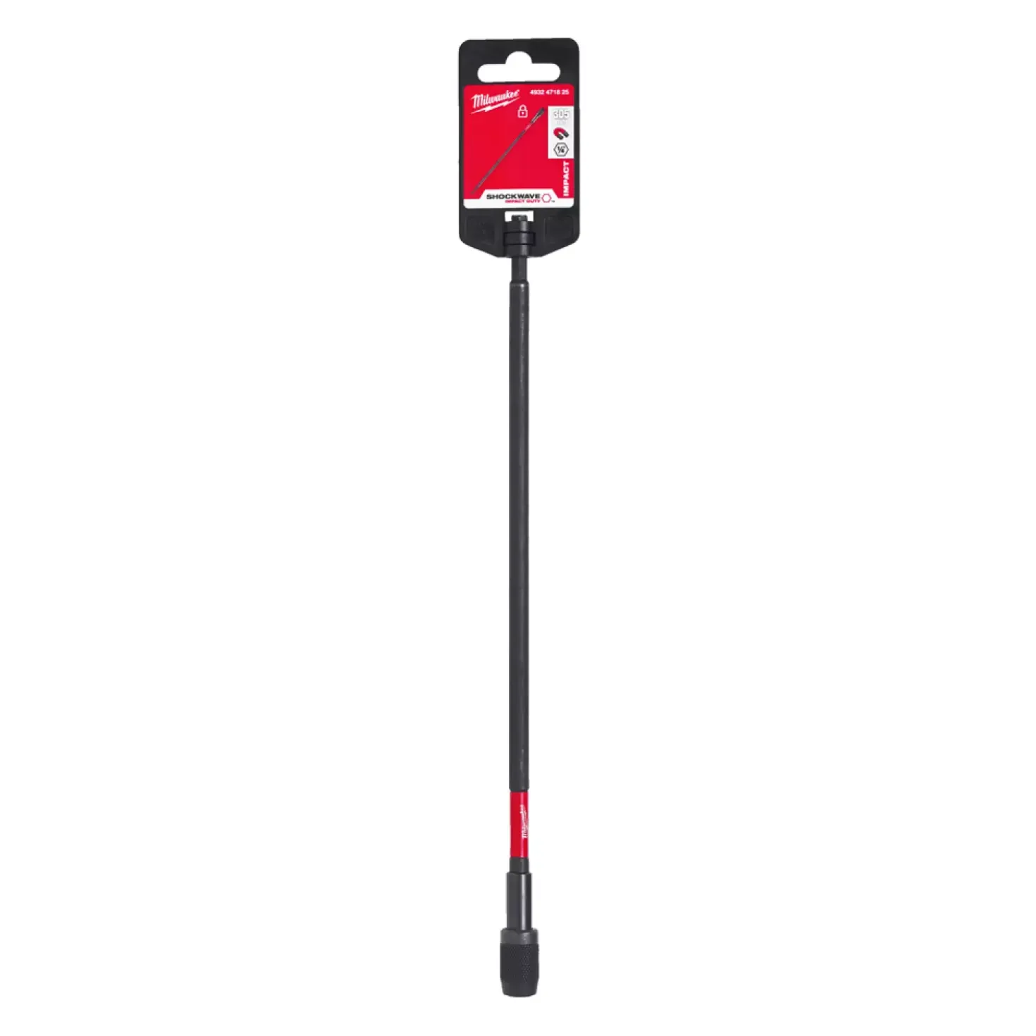 Milwaukee 4932471825 Bithouder met borging - 305mm - 1/4" Hex