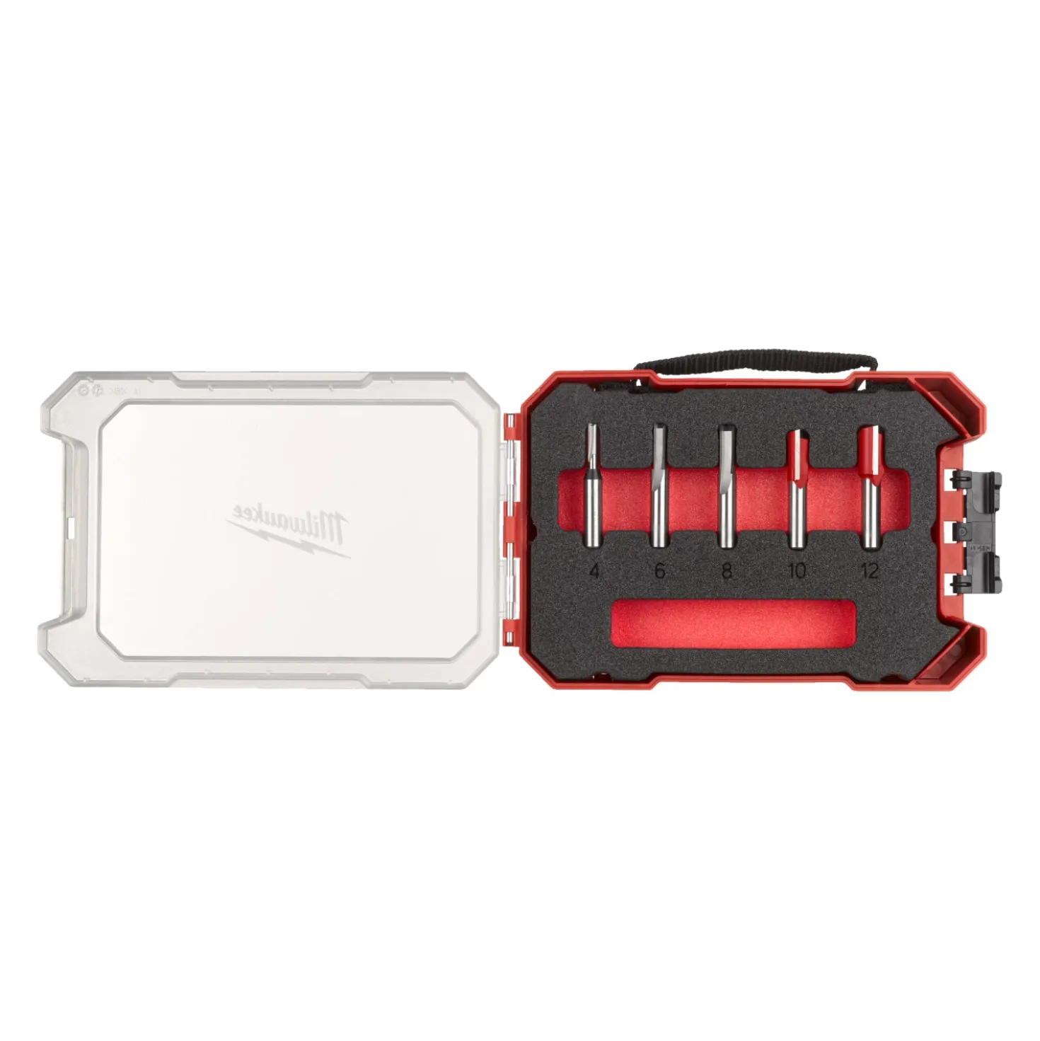 Milwaukee 4932501053 Carbide Rechte frees Bit Set - 8"