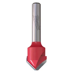 Milwaukee 4932500956 Carbide V-Groef frees Alu - 8" - 18mm - 7,4/60mm