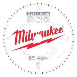 Milwaukee 4932471320 Cirkelzaagblad voor afkortzaag - 254x30x3mm - 60T