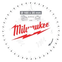 Milwaukee 4932471932 Cirkelzaagblad - 165x20x1,6mm - 40T