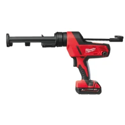 Milwaukee C18 PCG/310C-201B 18V Li-Ion Accu lijm- en kitspuit set (1x 2.0Ah accu) incl. kokerhouder in tas