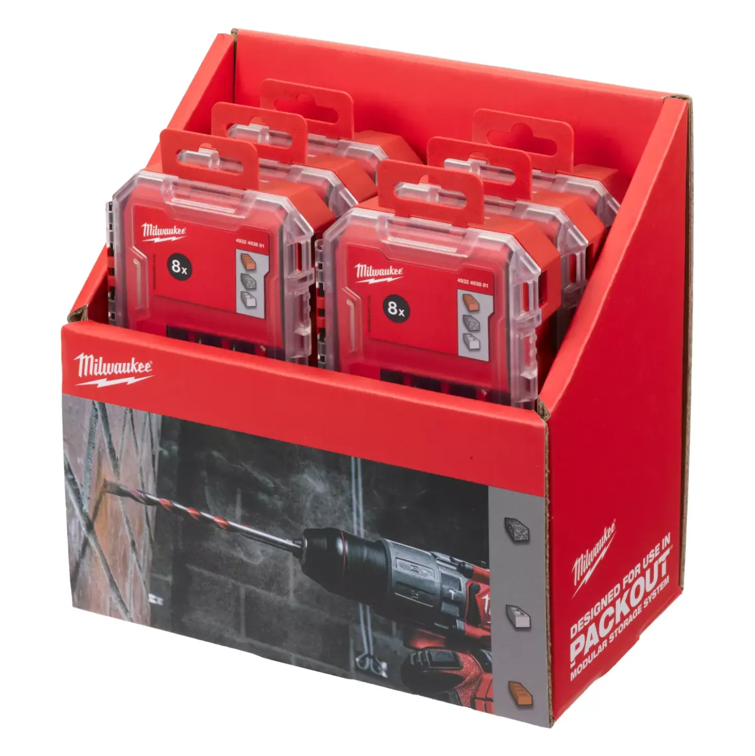 Milwaukee 4932493881 8-delige betonboor set