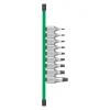 Milwaukee 4932480822 9-delige Bitset 1/2" FOUR FLAT op rail