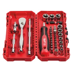 Milwaukee 4932498381 38-delige Dopsleutelset in cassette - 1/4''