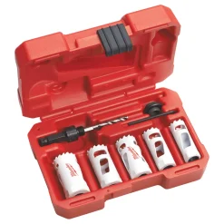 Milwaukee 49224083 7-delige Gatzagenset in plastic koffer - BiM