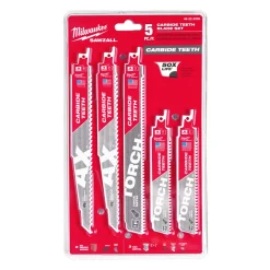 Milwaukee 49222206 5-delige Gemengde reciprozaagbladenset - Sawzall