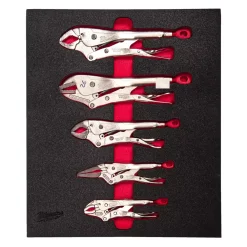 Milwaukee 4932493634 5-delige Griptangenset in foam inlay