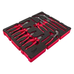 Milwaukee 4932493643 8-delige PACKOUT Tangenset in foam inlay - voor PACKOUT gereedschapskoffers met lades
