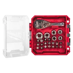 Milwaukee 4932499470 25-delige Ratel- en doppenset - in PACKOUT Ready Box - 1/4"