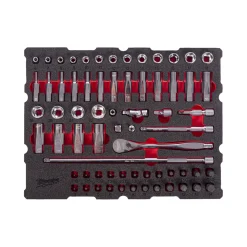 Milwaukee 4932501868 67-delige Ratel- en doppenset - in PACKOUT foam inlay - 3/8”