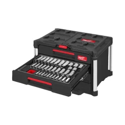 Milwaukee 4932501864 244-delige Ratel- en doppenset - in PACKOUT - 1/4” + 3/8” + 1/2"