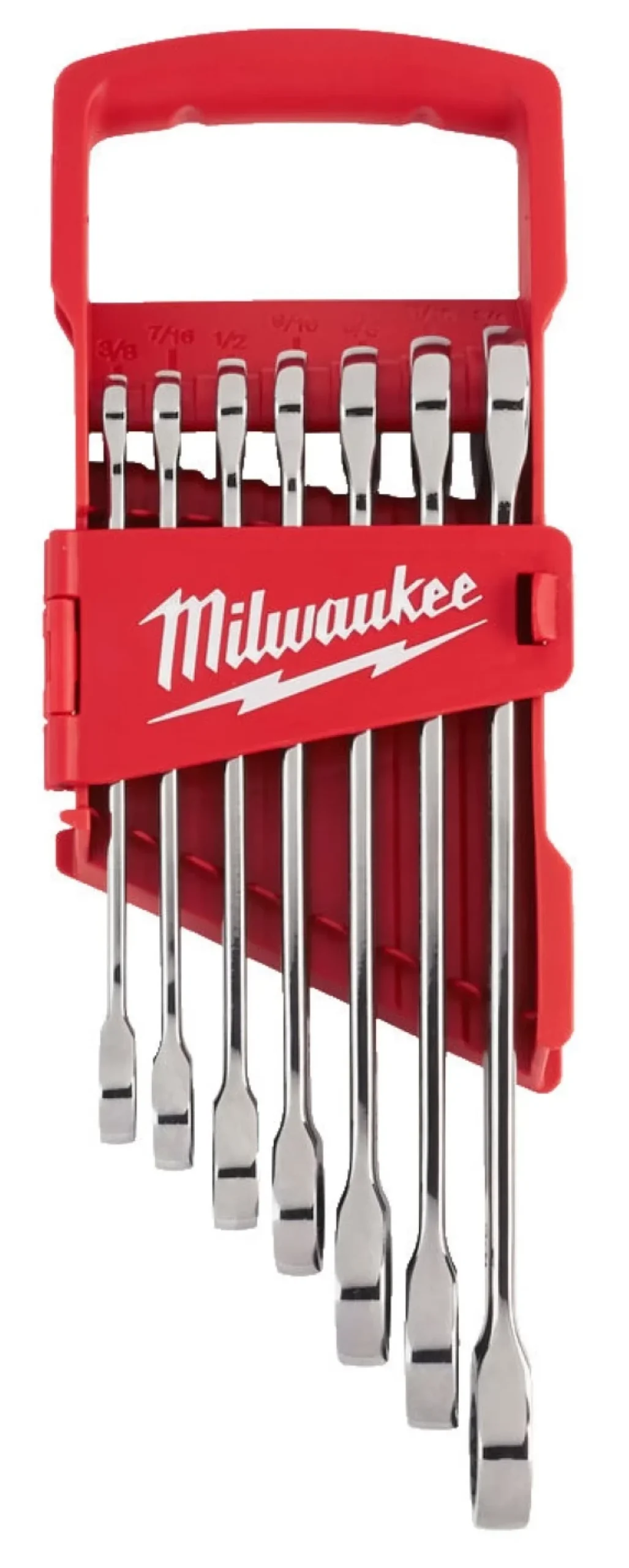 Milwaukee 4932464995 7-delige Ringratel-steeksleutelset MAXBITE - 3/8"-3/4"